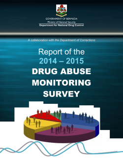 Drug Abuse Monitoring Survey