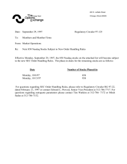 Date: September 29, 1997 Regulatory Circular 97-125 To