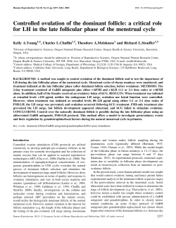 Controlled ovulation of the dominant follicle: a critical role for LH in
