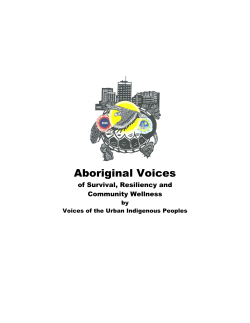 Aboriginal Voices - City of Edmonton