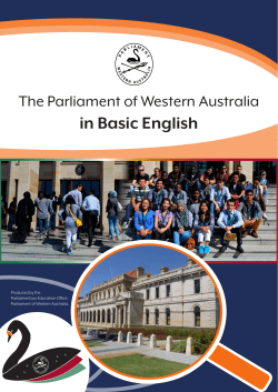 inBasic English - Parliament of Western Australia