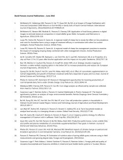 List of publications before SLU