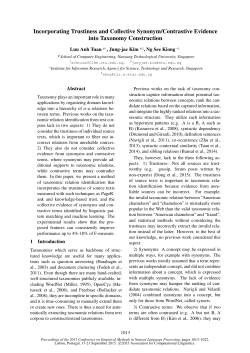 Incorporating Trustiness and Collective Synonym