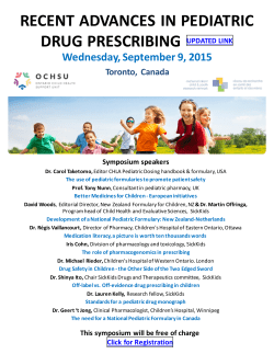 Canada ADVANCES PEDIATRIC DRUG PRESCRIBING_July23.pptx