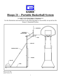 Hoops 21 &ndash; Portable Basketball System