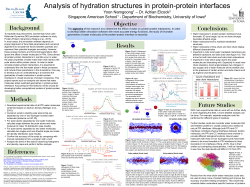 Analysis of hydration structures in protein