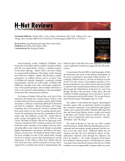 Untitled [Greg Brooking on Bunker Hill: A City, a Siege, a - H-Net