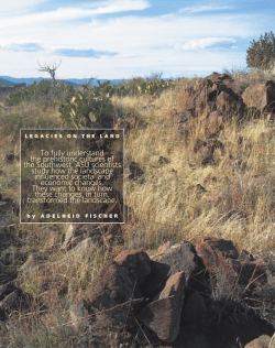 Legacies on the Land (ASU Research Magazine)