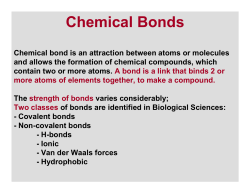 Covalent Bonds