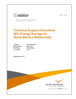 Technical Support Document: 50% Energy Savings for Quick