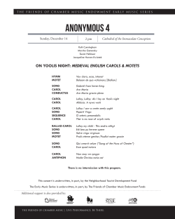 Anonymous 4 - The Friends of Chamber Music