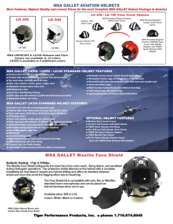 MSA-Gallet-Helicopter-Helmet-Brochure