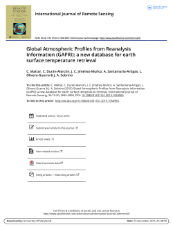 Global Atmospheric Profiles from Reanalysis Information (GAPRI): a