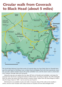 Circular walk from Coverack to Black Head (about 5 miles)