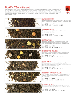 BLACK TEA - Blended