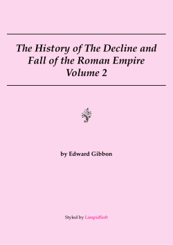 The Decline and Fall of the Roman Empire Vol 2