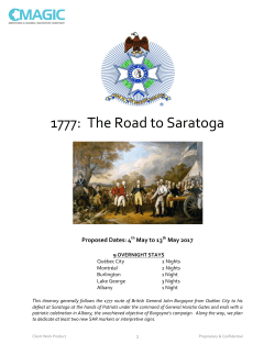 1777: The Road to Saratoga