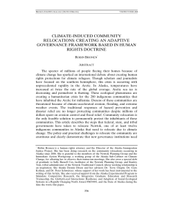 climate-induced community relocations