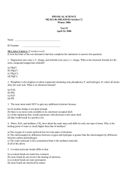 Test #2 - Dawson College
