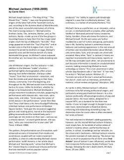 Michael Jackson (1958-2009)