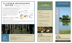 The UPPER MISSISSIPPI RIVER