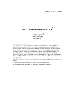 Fagan paper - Harvard Kennedy School