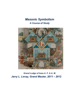 Masonic Symbolism - Grand Lodge of Iowa