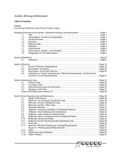 Avilla Zoning Ordinance - Town of Avilla Indiana
