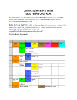 Event Flyer - USA Cycling