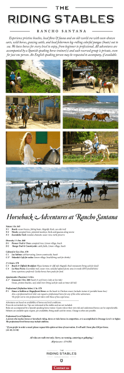 horseback riding