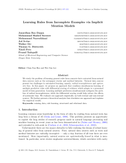 Learning Rules from Incomplete Examples via Implicit Mention Models
