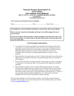 Patient Forms - Vein Institute of the Midwest