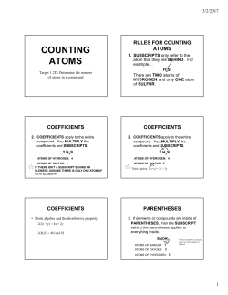 Counting Atoms and Molar Mass_Target 1.2D