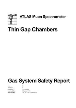 Thin Gap Chambers