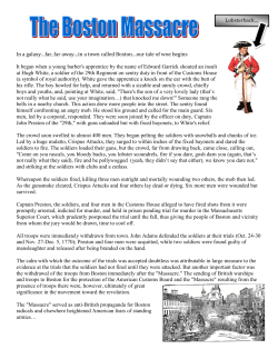 The Boston Massacre