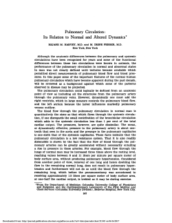 Pulmonary Circulation