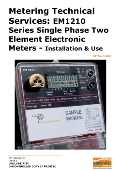 Metering Technical Services