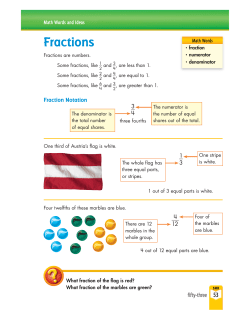 Fraction Cards and Decimal Squares