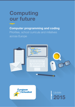 Computing our future - Future Classroom Lab