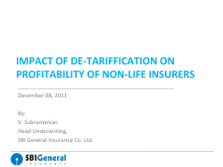 impact of de-tariffication on profitability of non