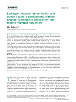 Linkages between human health and ocean health