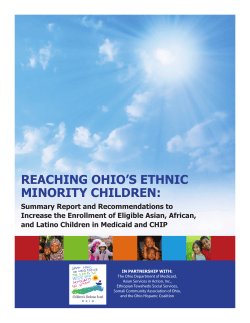 Reaching OhiO`s ethnic MinORity childRen