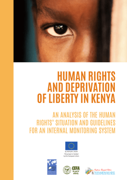human rights and deprivation of liberty in kenya