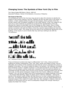 Changing Icons: The Symbols of New York City in Film