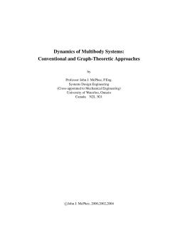 Dynamics of Multibody Systems: Conventional and Graph