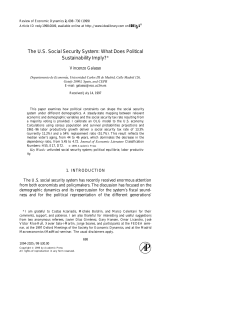 The US Social Security System: What Does