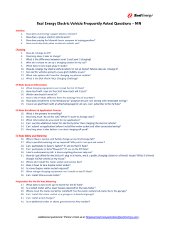 Electric Vehicle FAQs