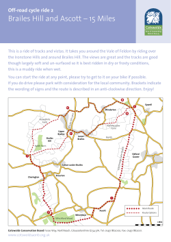 Brailes Hill and Ascott - Escape to the Cotswolds
