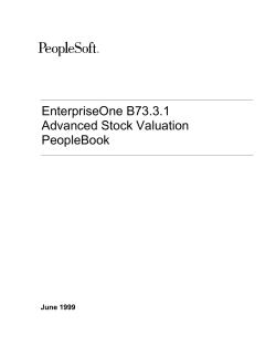 Advanced Stock Valuation