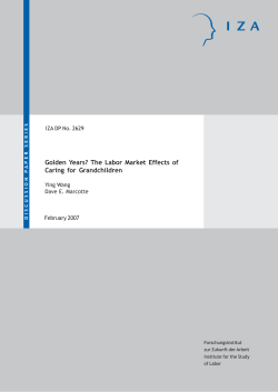 Golden Years? The Labor Market Effects of